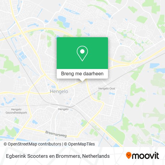 Egberink Scooters en Brommers kaart