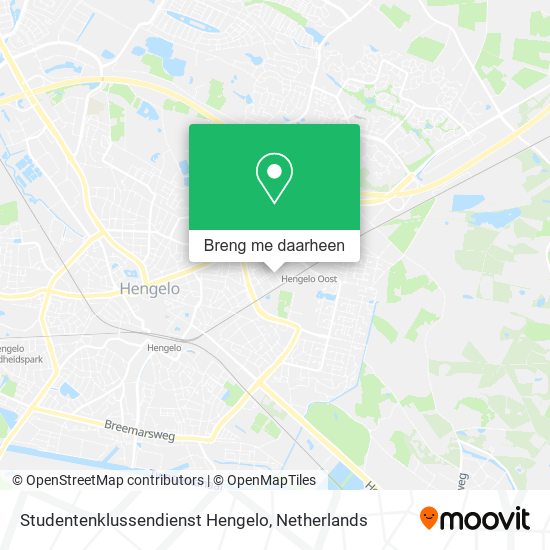 Studentenklussendienst Hengelo kaart