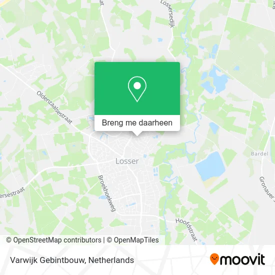 Varwijk Gebintbouw kaart