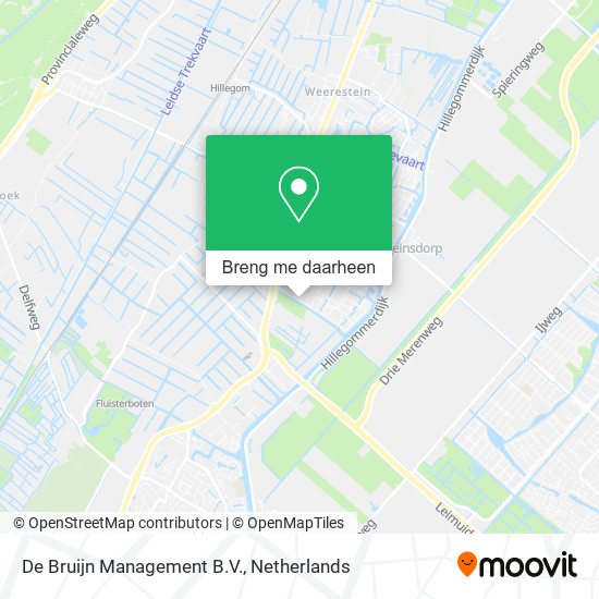 De Bruijn Management B.V. kaart