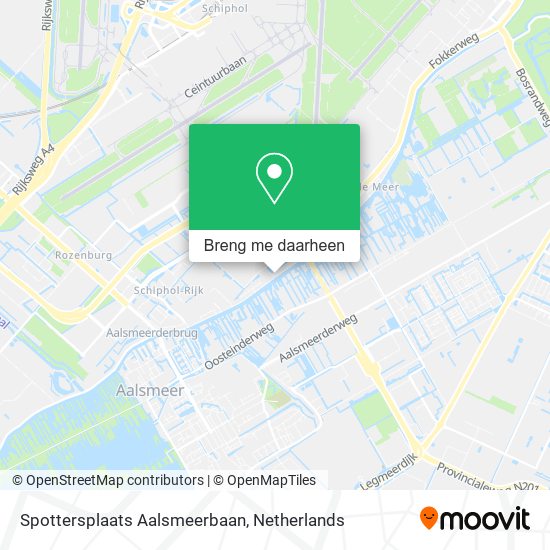 Spottersplaats Aalsmeerbaan kaart