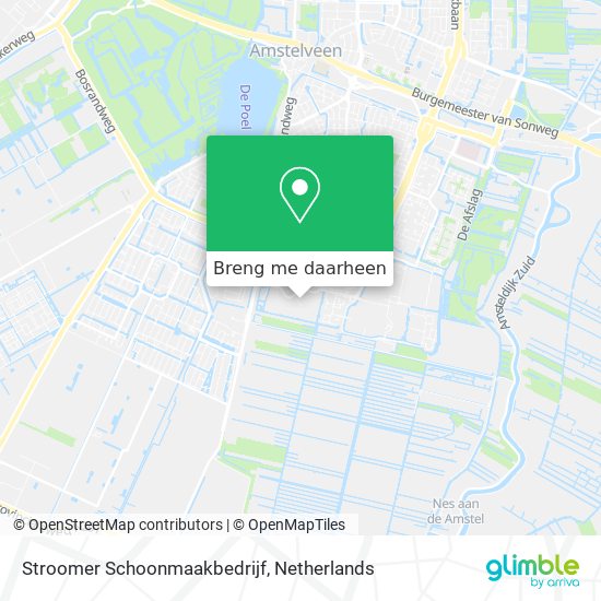 Stroomer Schoonmaakbedrijf kaart