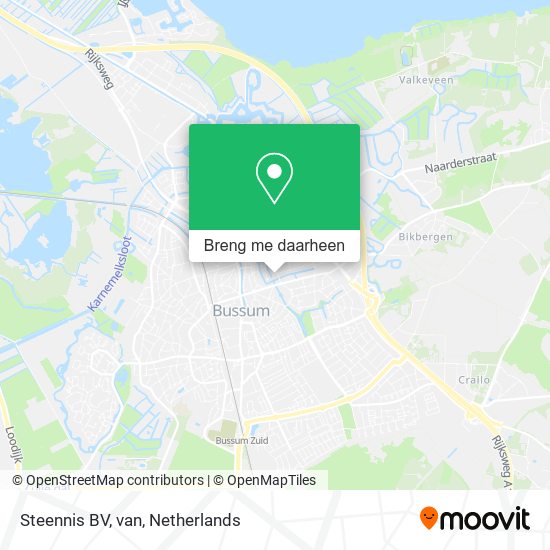 Steennis BV, van kaart