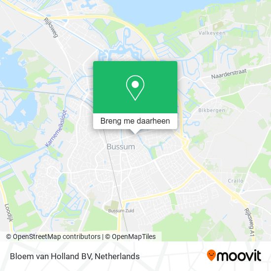 Bloem van Holland BV kaart