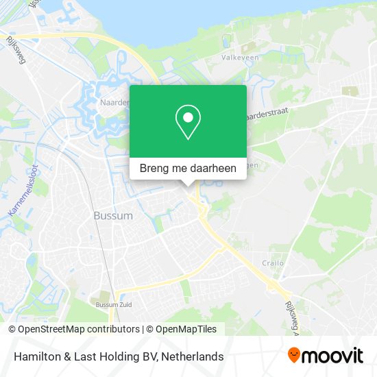 Hamilton & Last Holding BV kaart