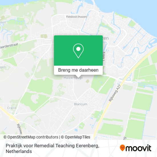 Praktijk voor Remedial Teaching Eerenberg kaart