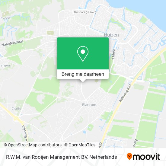 R.W.M. van Rooijen Management BV kaart