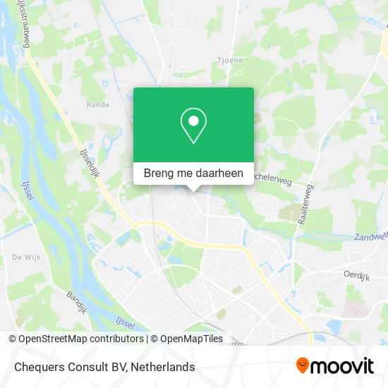 Chequers Consult BV kaart