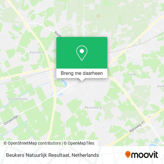 Beukers Natuurlijk Resultaat kaart