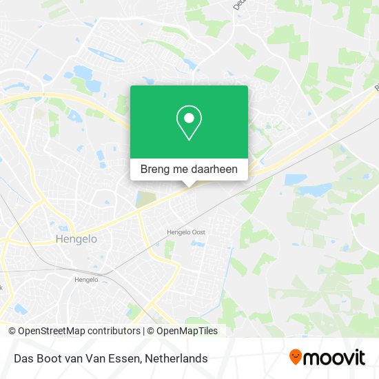 Das Boot van Van Essen kaart