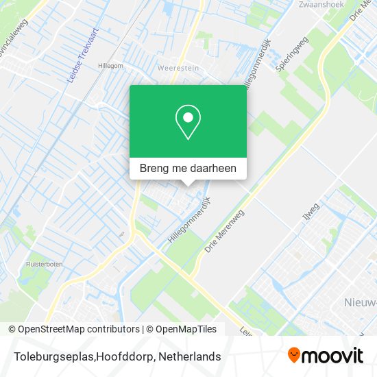 Toleburgseplas,Hoofddorp kaart