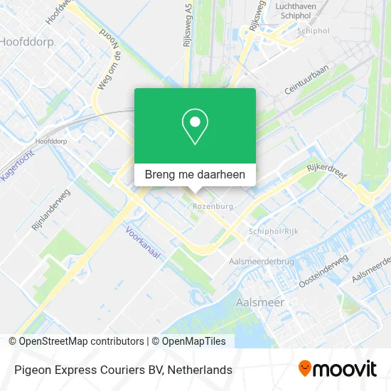 Pigeon Express Couriers BV kaart