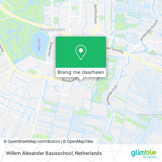 Willem Alexander Basisschool kaart