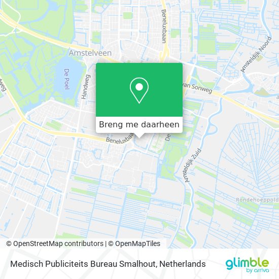 Medisch Publiciteits Bureau Smalhout kaart