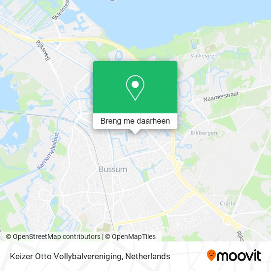 Keizer Otto Vollybalvereniging kaart