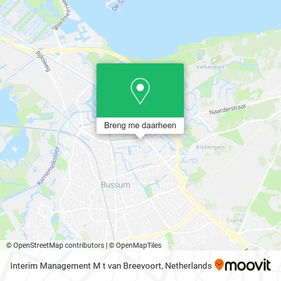 Interim Management M t van Breevoort kaart