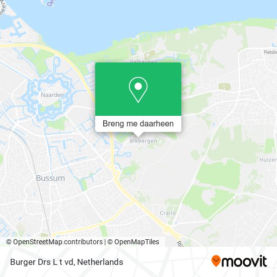 Burger Drs L t vd kaart