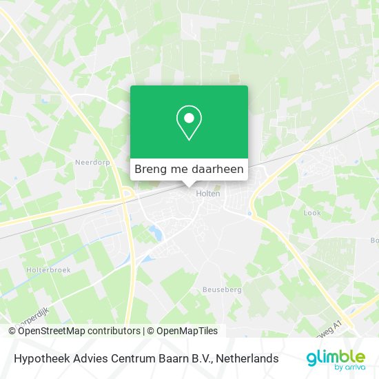 Hypotheek Advies Centrum Baarn B.V. kaart