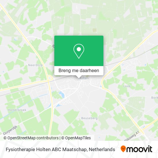 Fysiotherapie Holten ABC Maatschap kaart