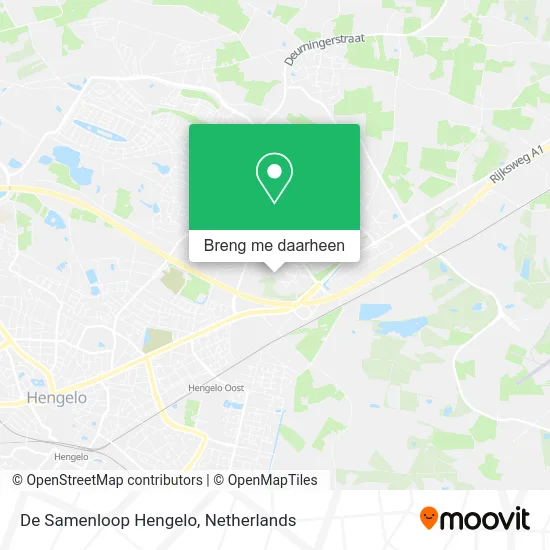 De Samenloop Hengelo kaart