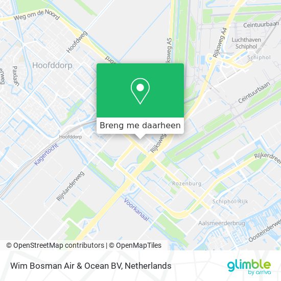 Wim Bosman Air & Ocean BV kaart