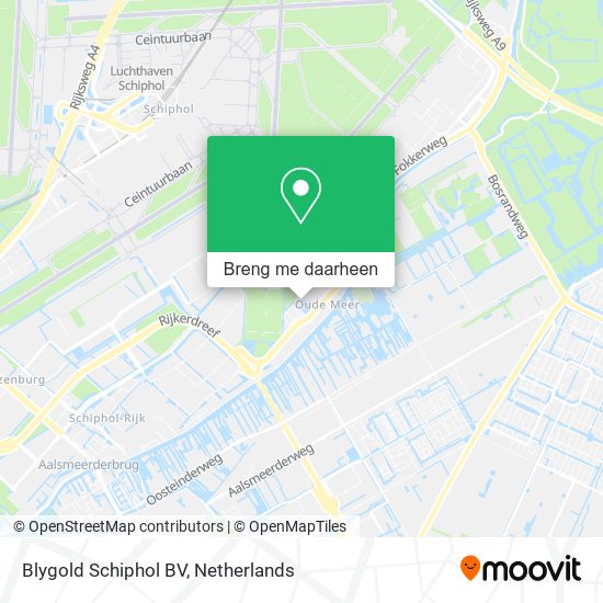 Blygold Schiphol BV kaart