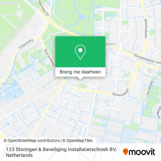 123 Storingen & Beveiliging Installatietechniek BV kaart