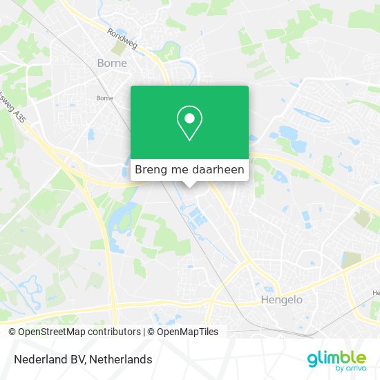 Nederland BV kaart