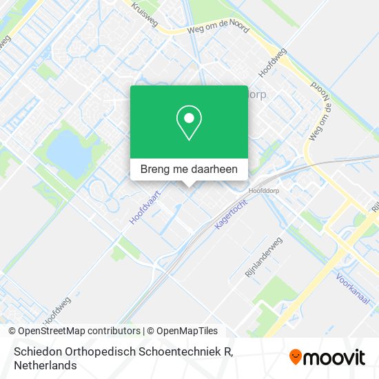 Schiedon Orthopedisch Schoentechniek R kaart