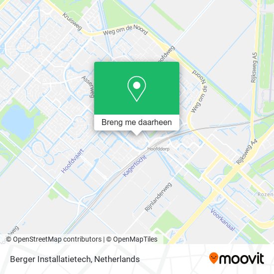 Berger Installatietech kaart