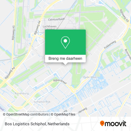 Bos Logistics Schiphol kaart