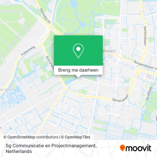 Sg Communicatie en Projectmanagement kaart