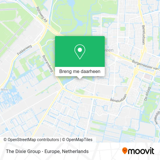 The Dixie Group - Europe kaart