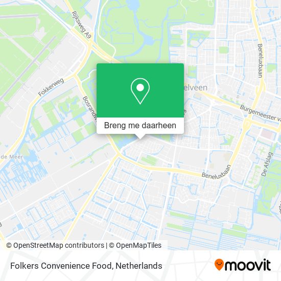 Folkers Convenience Food kaart