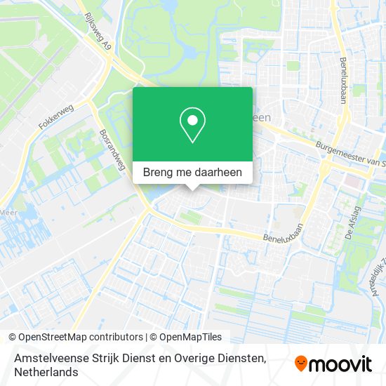 Amstelveense Strijk Dienst en Overige Diensten kaart