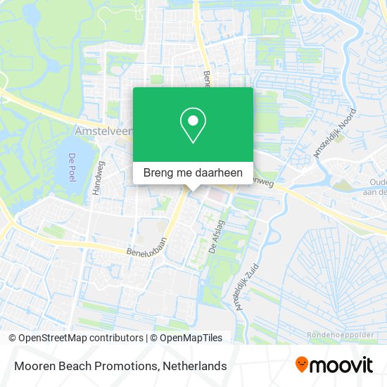 Mooren Beach Promotions kaart