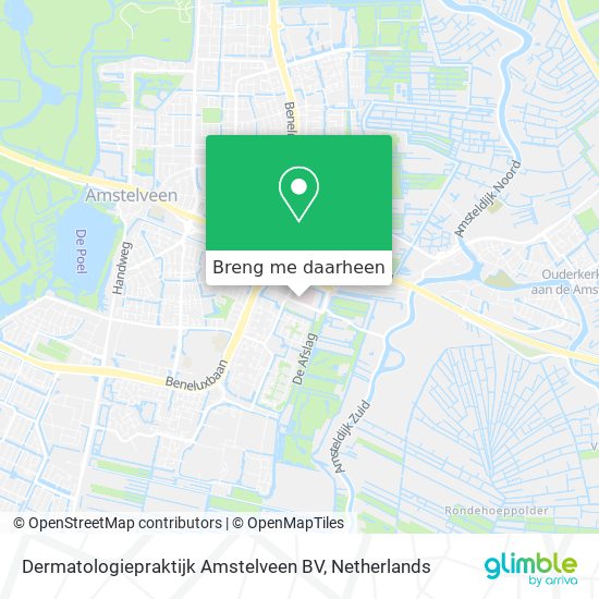 Dermatologiepraktijk Amstelveen BV kaart
