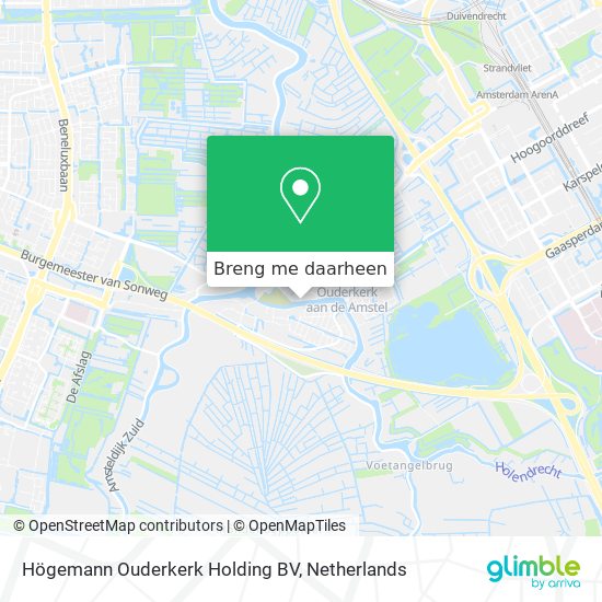 Högemann Ouderkerk Holding BV kaart