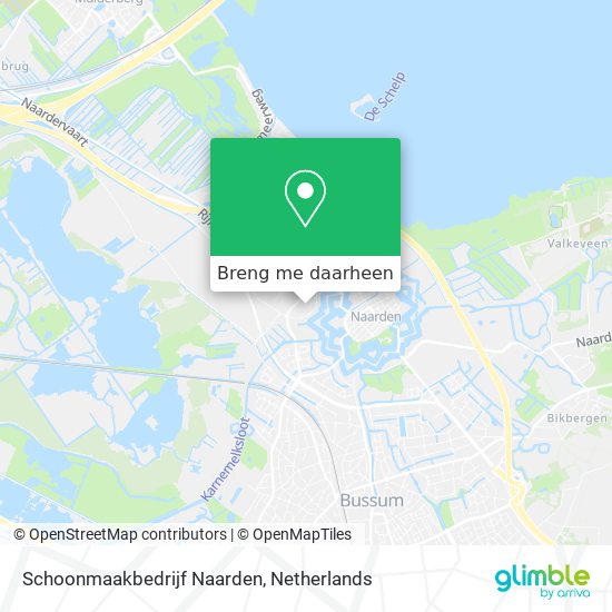 Schoonmaakbedrijf Naarden kaart