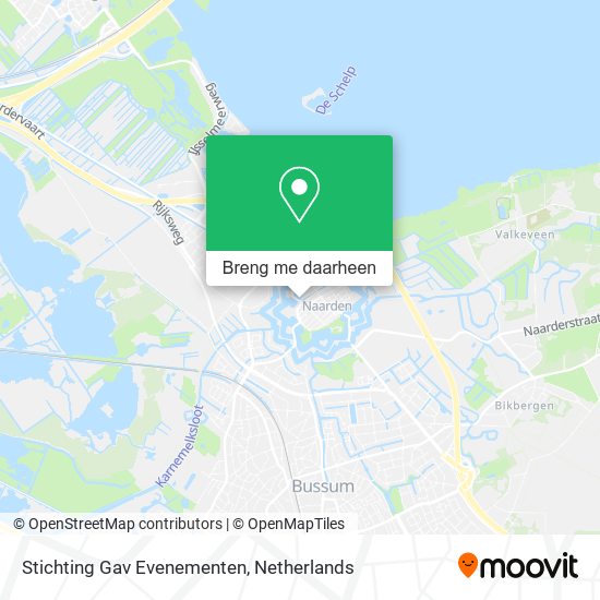 Stichting Gav Evenementen kaart