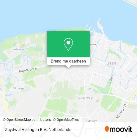 Zuydwal Veilingen B.V. kaart