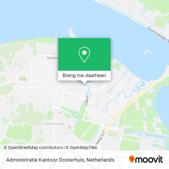 Administratie Kantoor Oosterhuis kaart