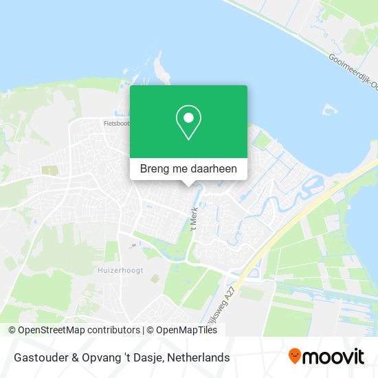 Gastouder & Opvang 't Dasje kaart