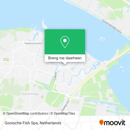 Gooische Fish Spa kaart