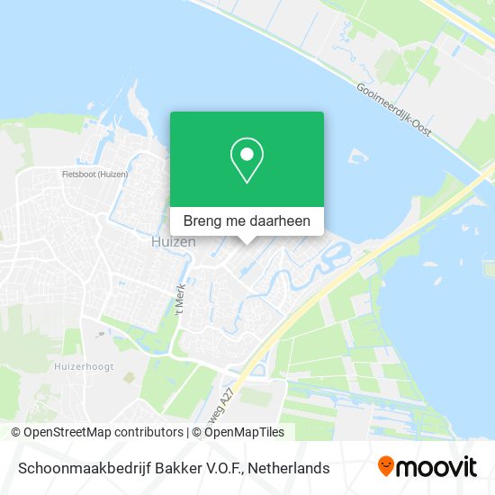 Schoonmaakbedrijf Bakker V.O.F. kaart