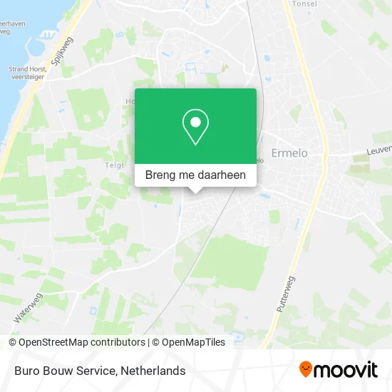 Buro Bouw Service kaart