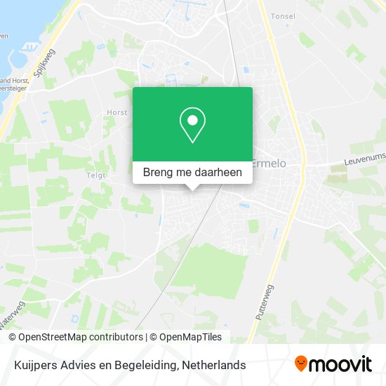 Kuijpers Advies en Begeleiding kaart