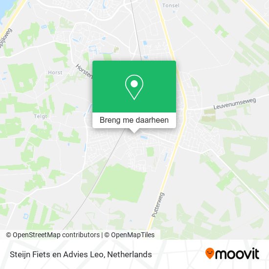 Steijn Fiets en Advies Leo kaart