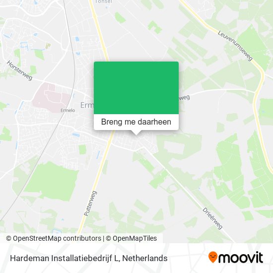 Hardeman Installatiebedrijf L kaart