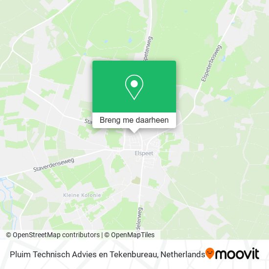 Pluim Technisch Advies en Tekenbureau kaart